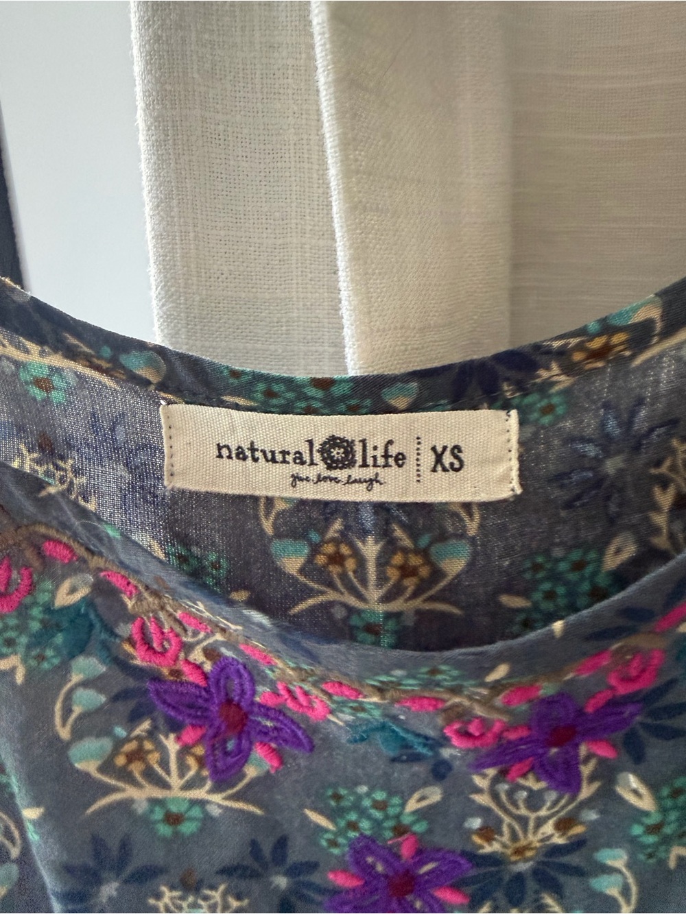 NATURAL LIFE Dark Green Floral Print Spaghetti Strap Dress - Picture 5 of 9